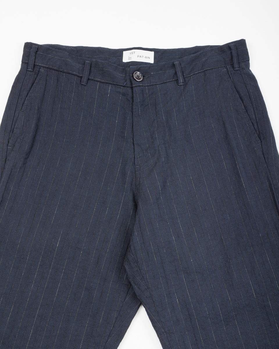 1st PAT-RN Logan Trouser - Blue Pinstripe - Standard & Strange