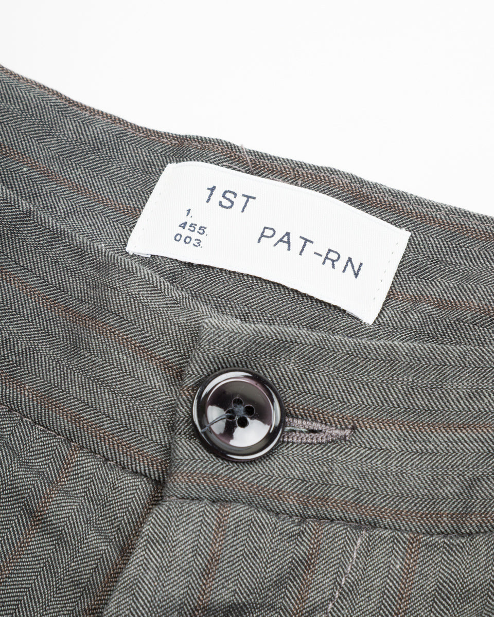1st PAT-RN Logan Trouser - Dove Grey HBT - Standard & Strange
