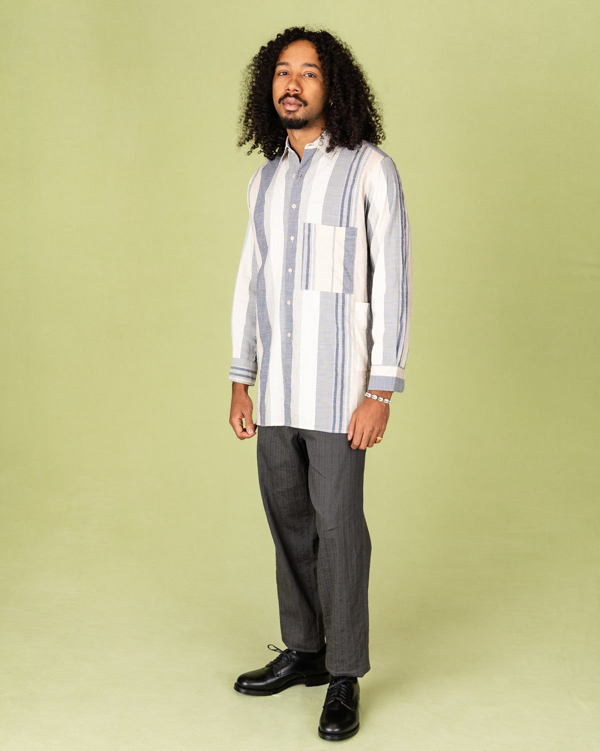 1st PAT-RN Tipo 5 Shirt - Blue/Natural Stripe - Standard & Strange