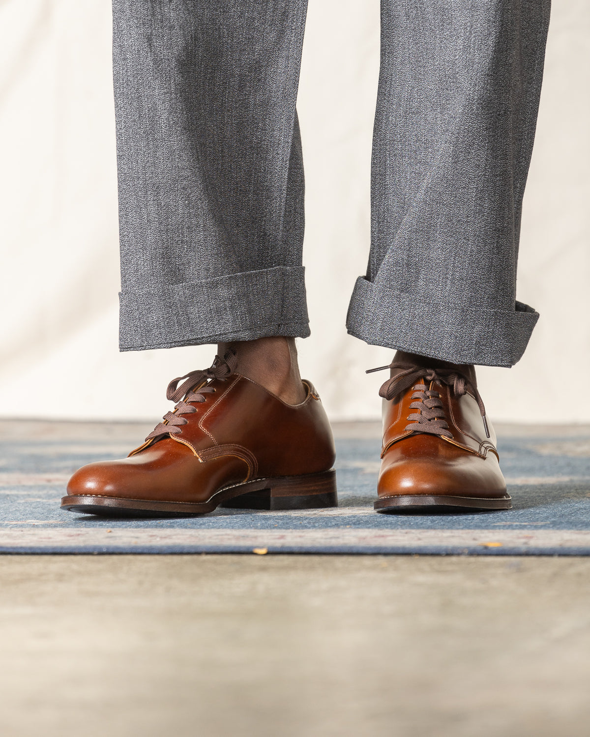 Attractions Cordovan Service Shoes - Bourbon - Standard & Strange