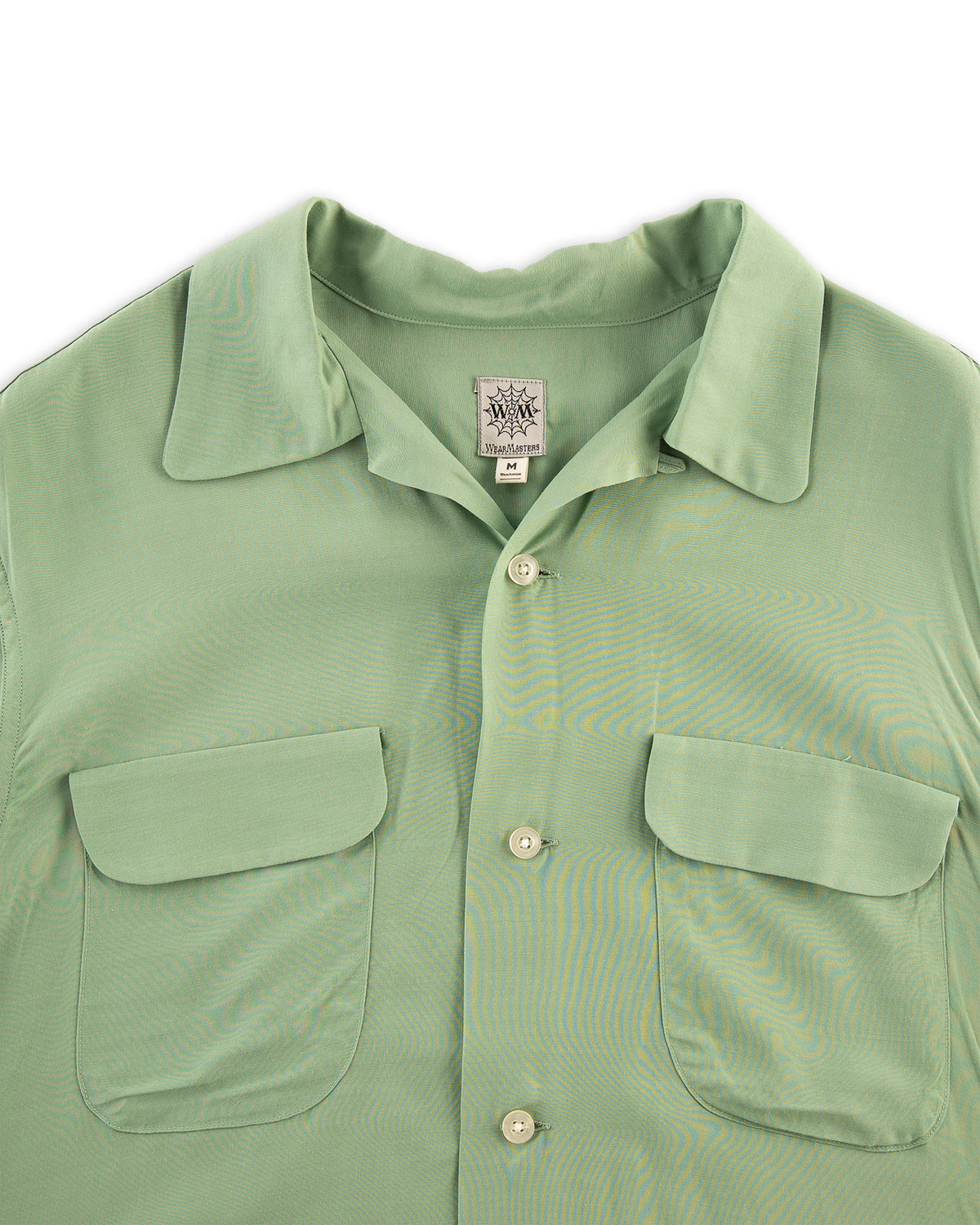 Attractions Flap Pocket Rayon S/S Shirt - Mint - Standard & Strange
