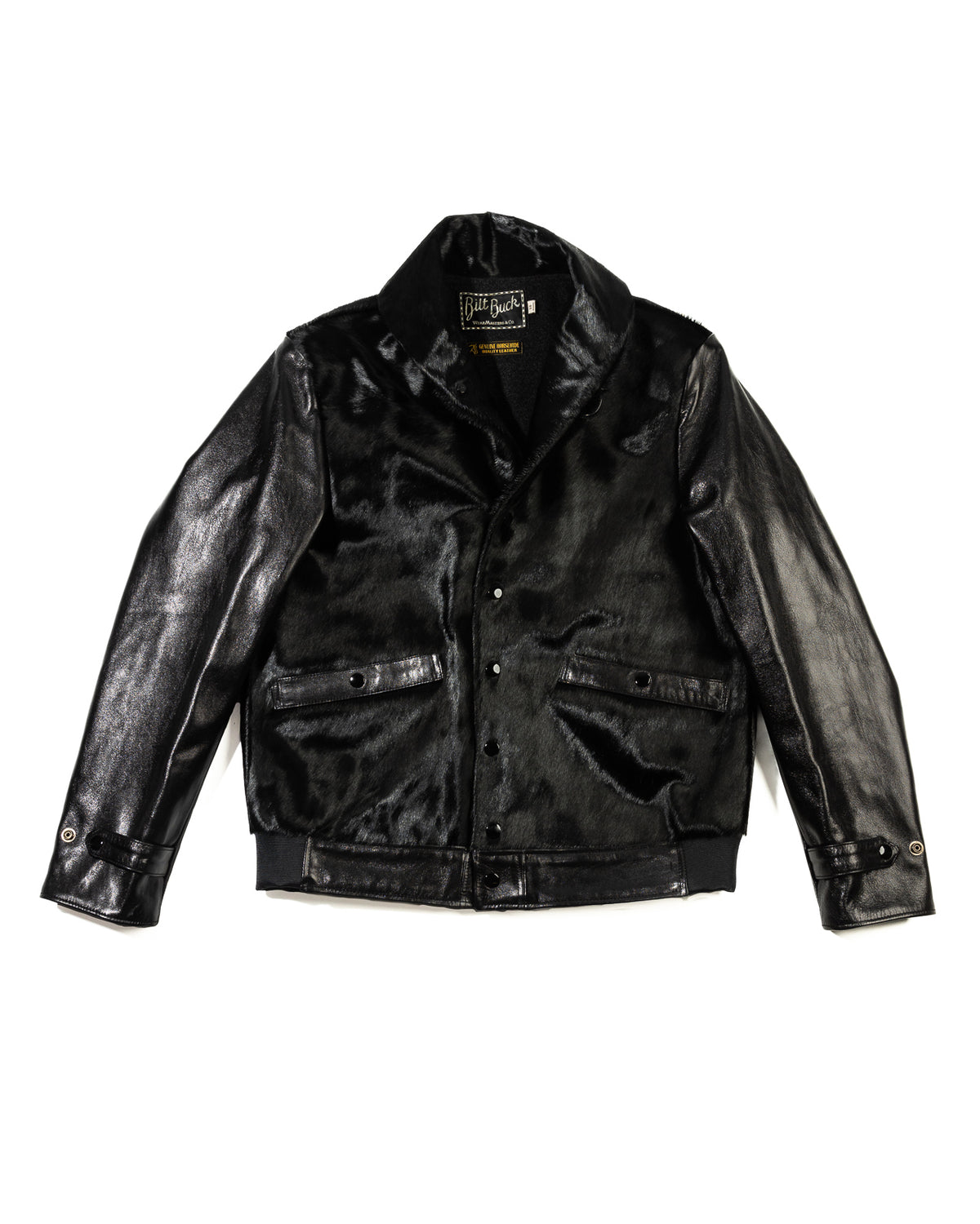 Attractions King Shawl Jacket - Black Hair on Hide - Standard & Strange