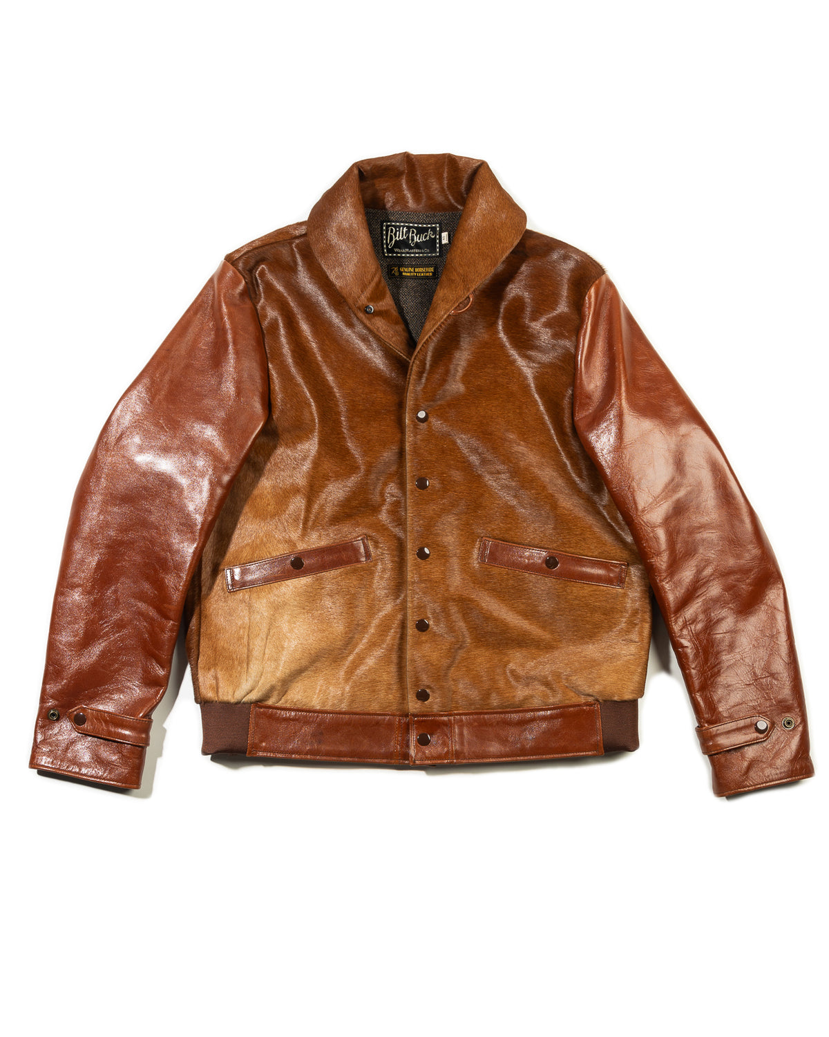 Attractions King Shawl Jacket - Brown Hair on Hide - Standard & Strange