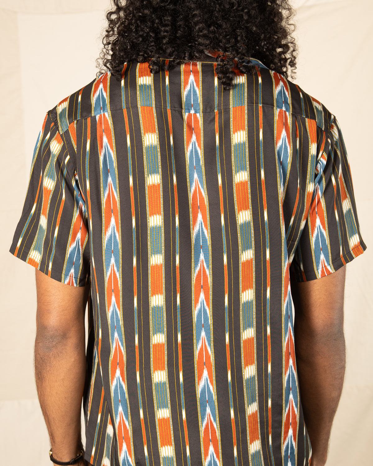 Attractions Native Print Rayon Shirt - Black - Standard & Strange