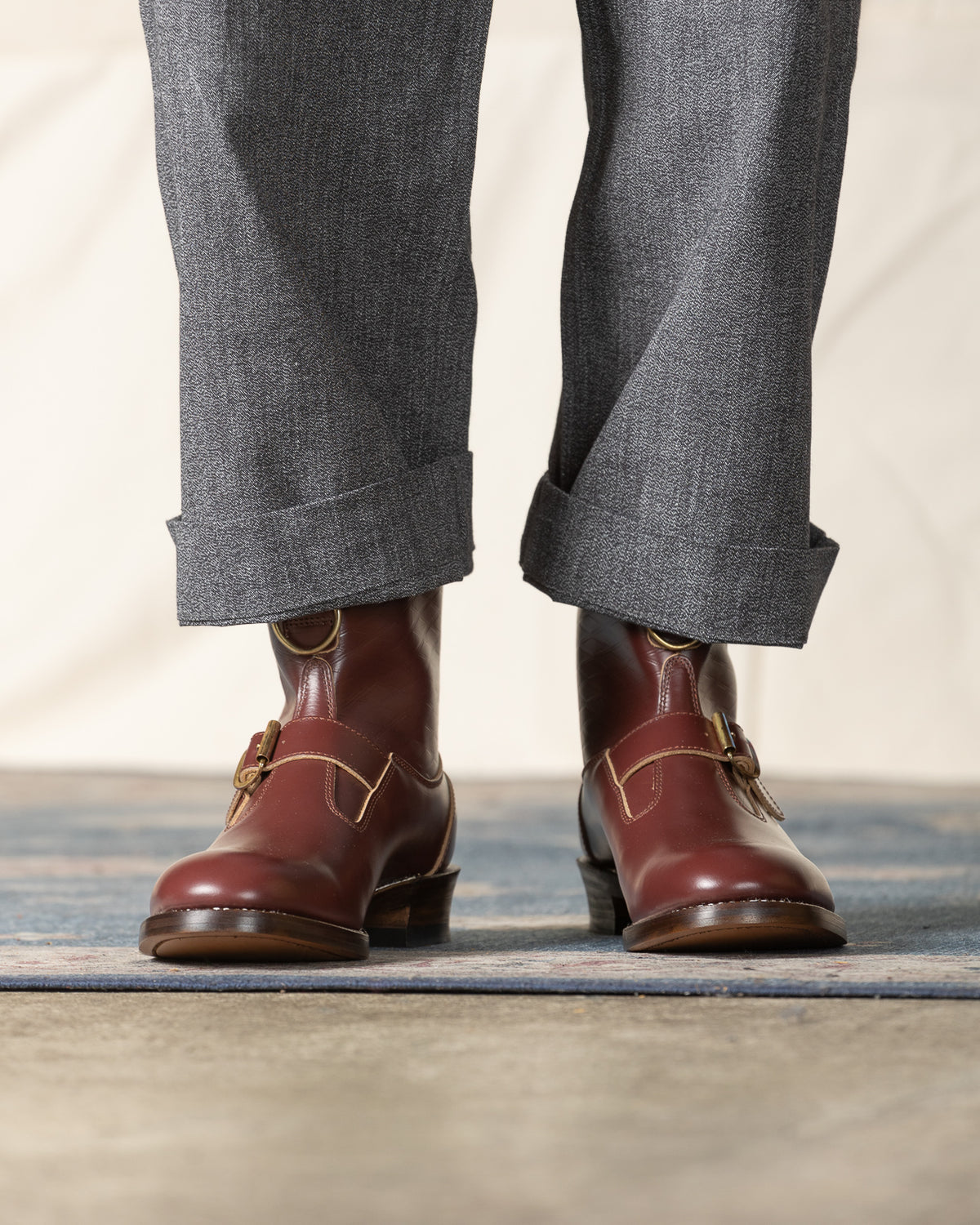 Attractions Roper Boots - Burgundy - Standard & Strange