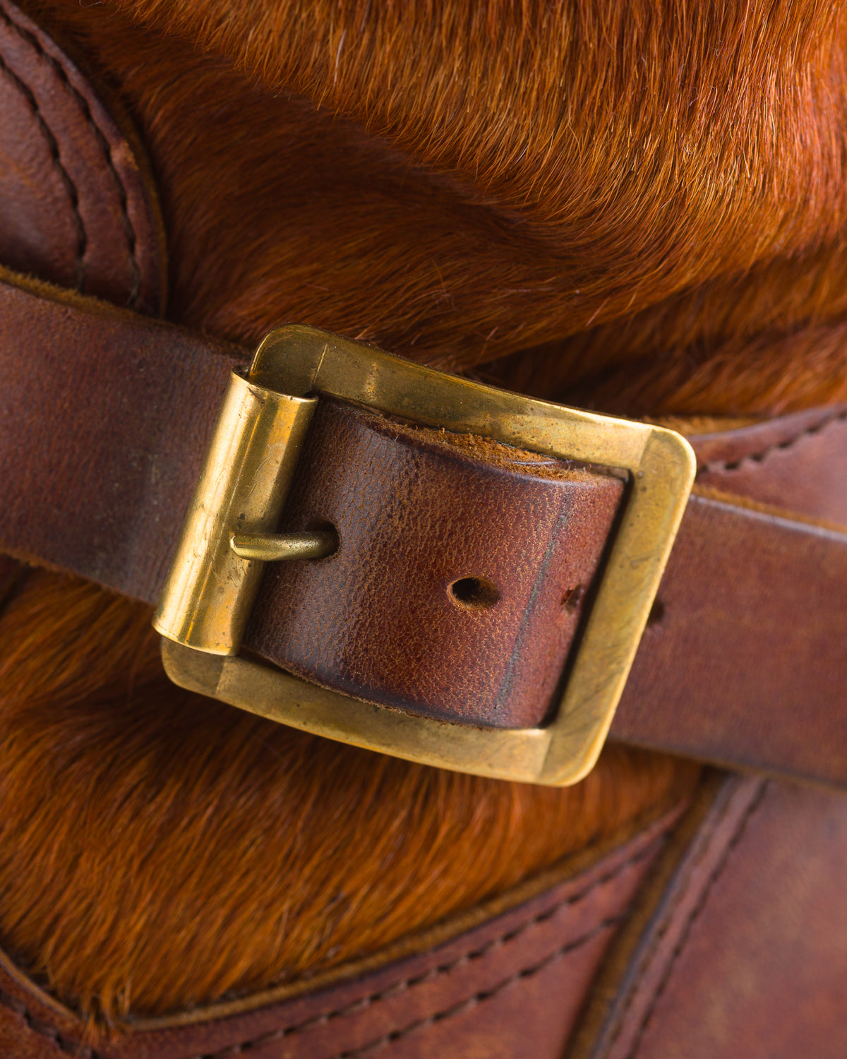 Attractions S&S x Attractions 444 Engineer Boot - Brown Horsehair - Standard & Strange