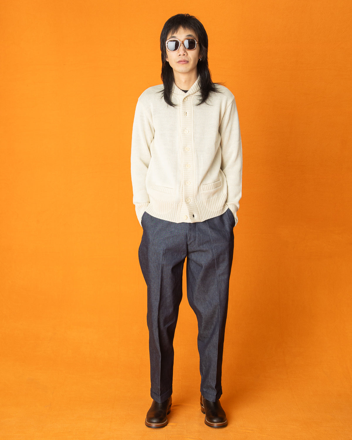 Attractions Shawl Knit Cardigan - White - Standard & Strange