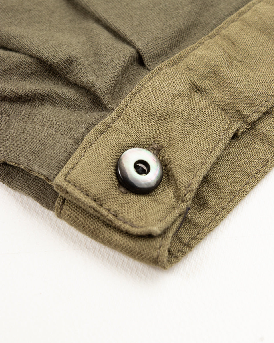 Black Sign 3/4 Sleeve Double Breasted Underwear - Soldier Green - Standard & Strange