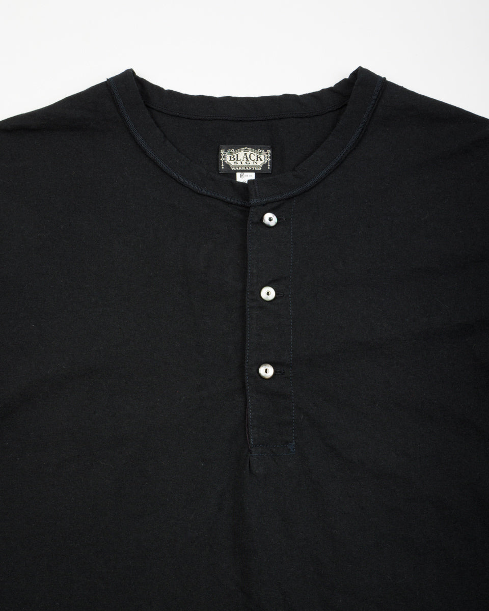 Black Sign BS Short Sleeve Amish Underwear - Midnight Black - Standard & Strange