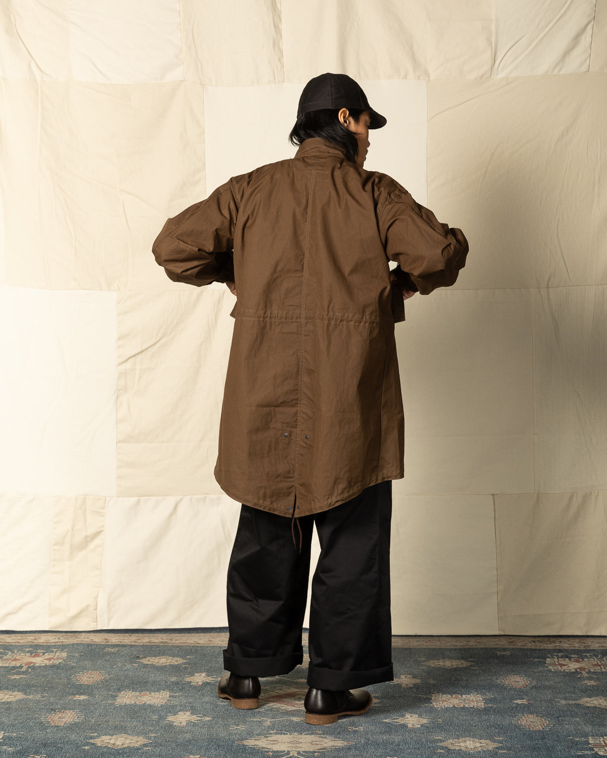Black Sign British Oiled Cotton Rebel Coat - Oiled Khaki - Standard & Strange