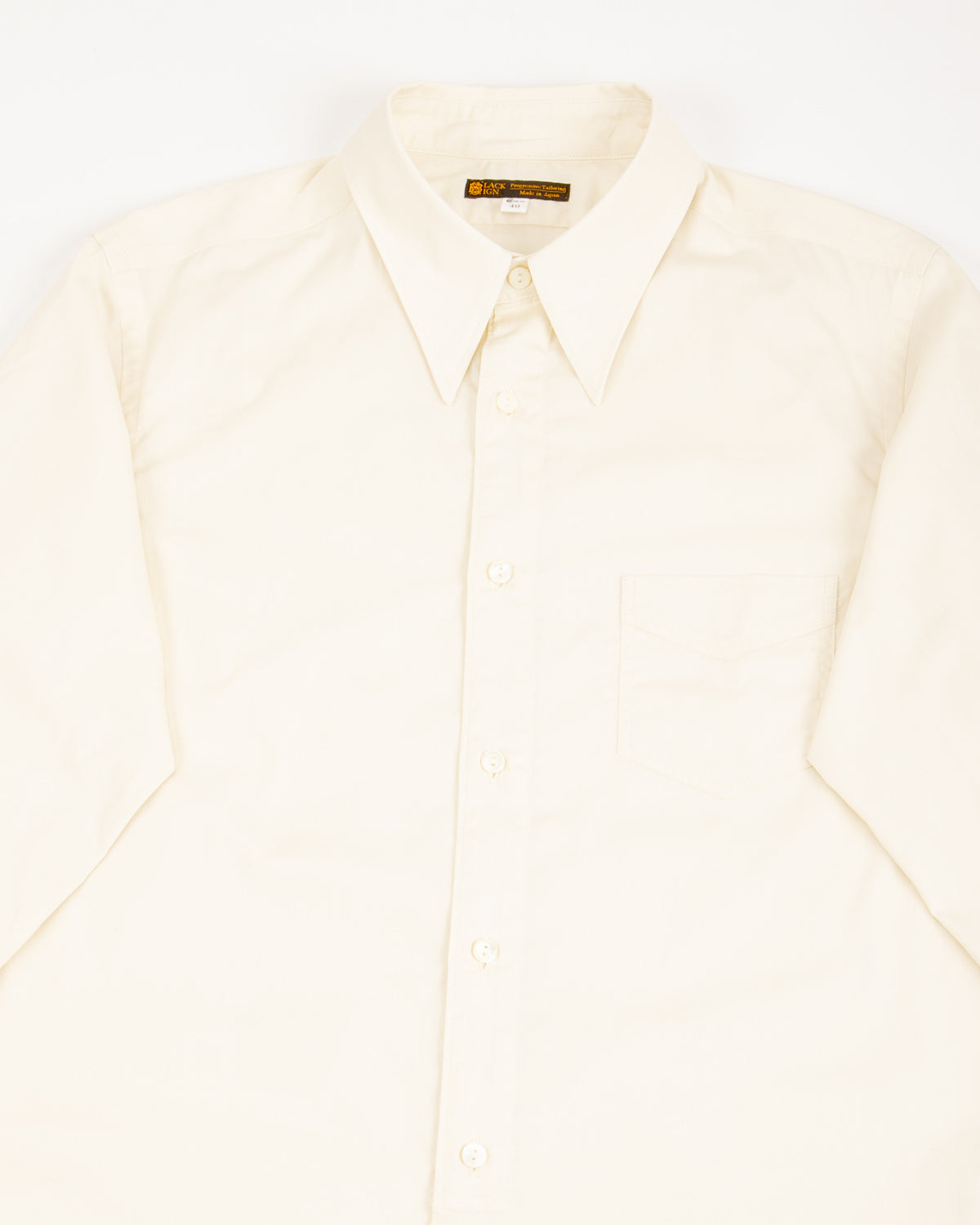 Black Sign Broadway Dress Shirt - Light Ivory - Standard & Strange