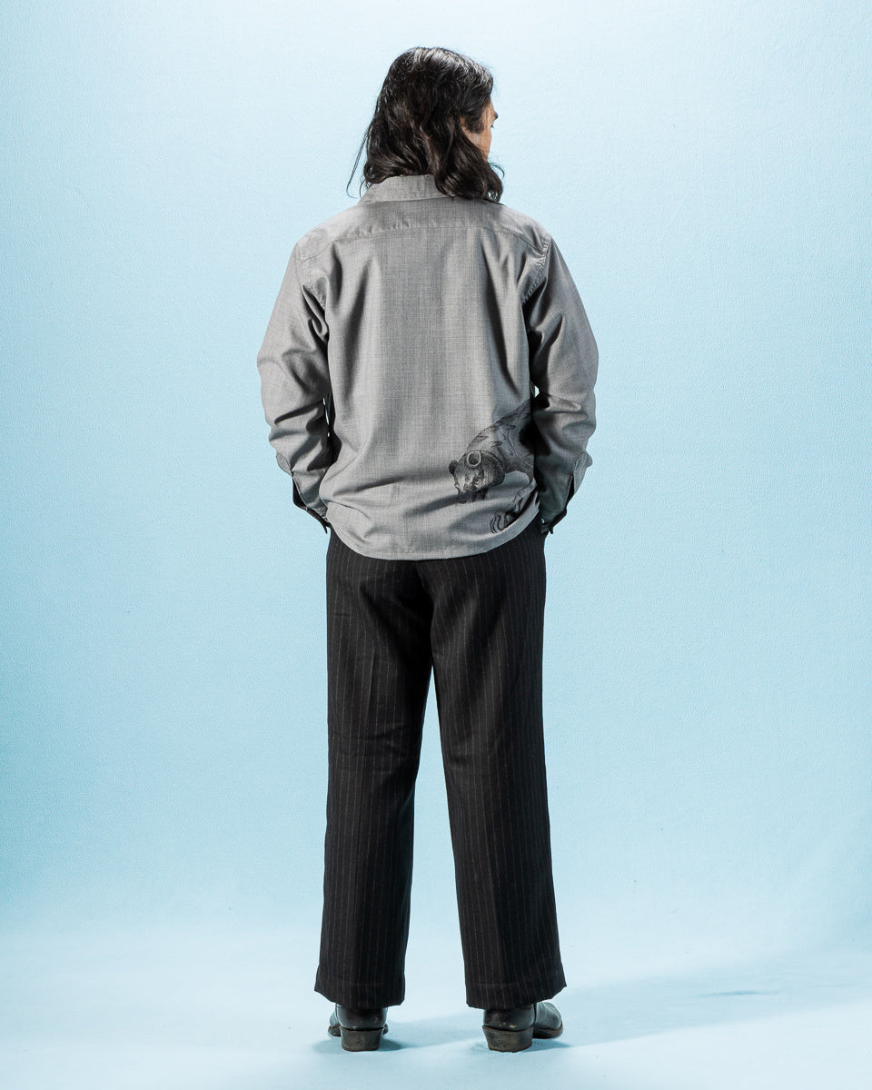 Black Sign Jonston Shirts "Lynx" - Smoke Gray - Standard & Strange
