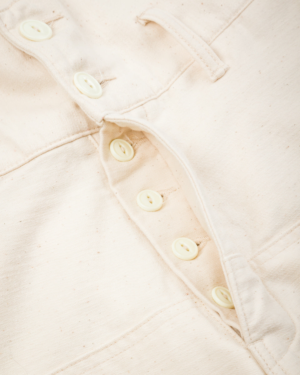 Black Sign Military Back Satin Combat Trousers - Sand White - Standard & Strange