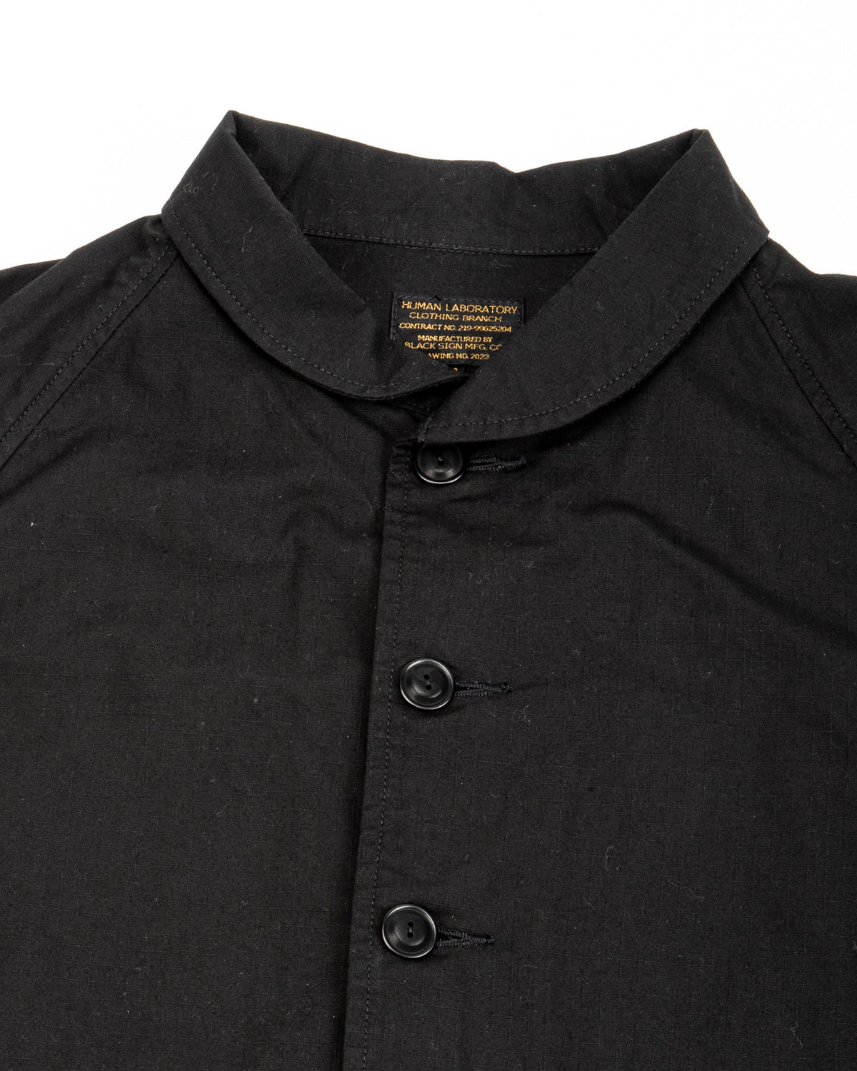 Black Sign Military Ripstop Civilian Cossack Jacket - Surprise Black - Standard & Strange