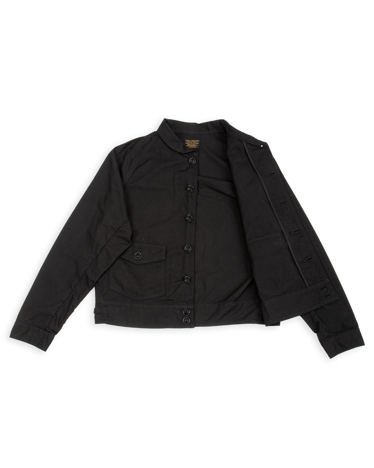 Black Sign Military Ripstop Civilian Cossack Jacket - Surprise Black - Standard & Strange