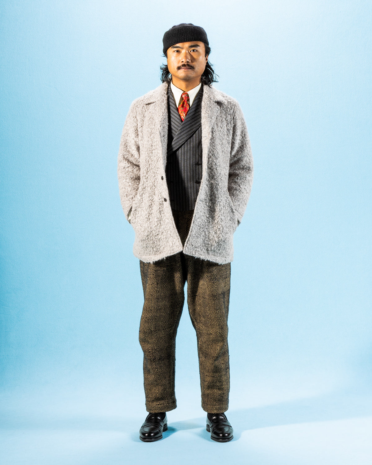 Black Sign Old Man Jacket - Gentle White - Standard & Strange