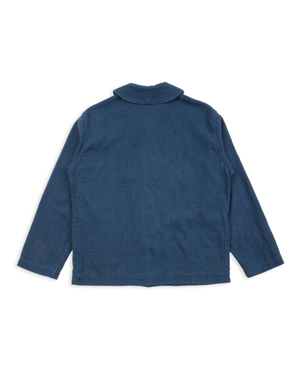 Black Sign Rasp Dobby Utility Jacket - Blue Moon - Standard & Strange