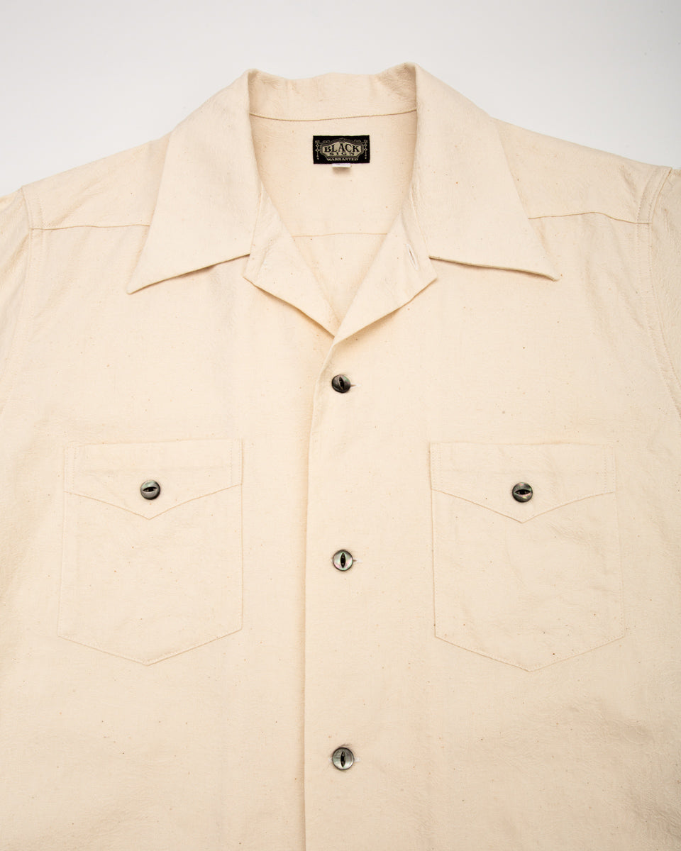 Black Sign “Paisley Jacquard” Cigar Shirt - Ivory - Standard & Strange