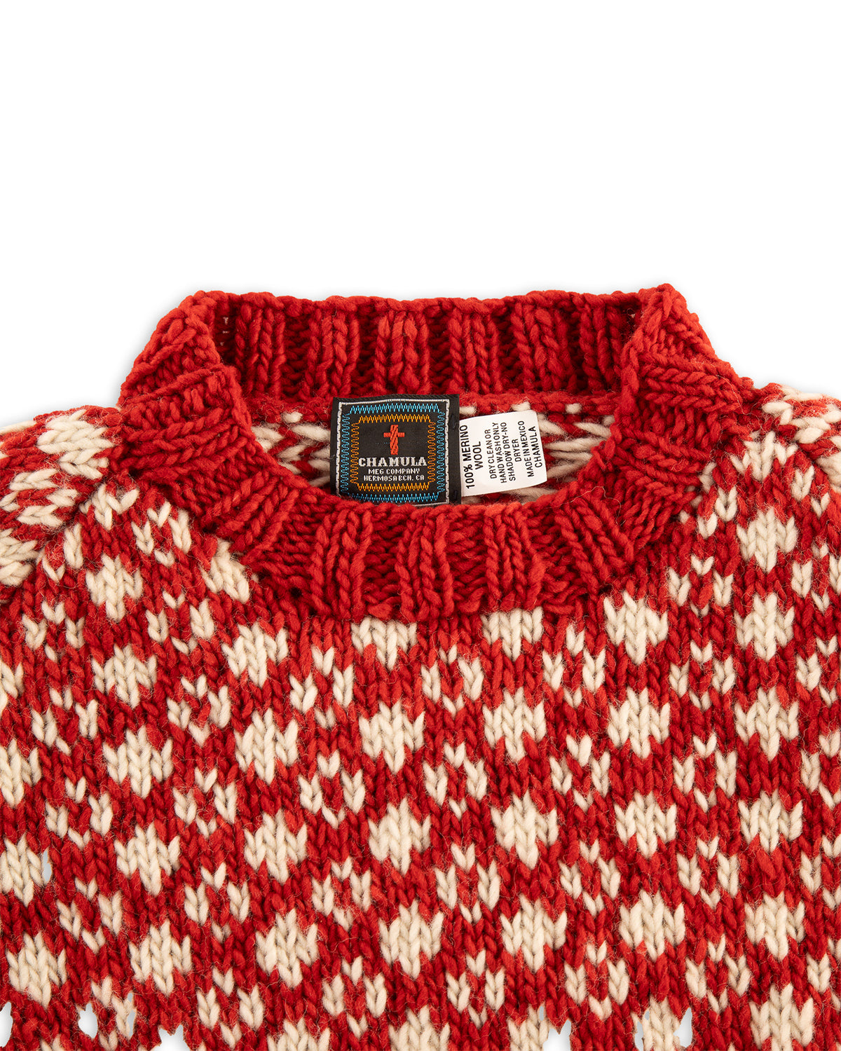 Chamula Design B Pullover - Red - Standard & Strange