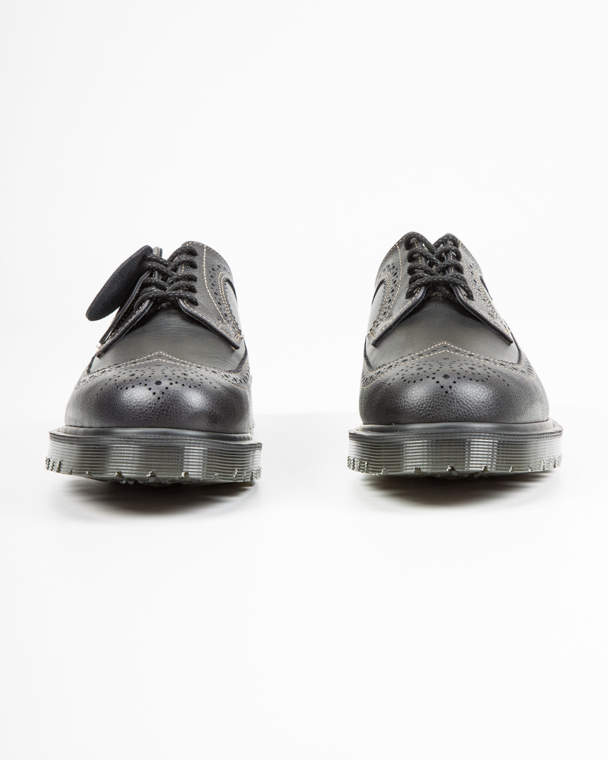 Dr. Martens 3989 Brogue Shoes - Black Westminster - Standard & Strange