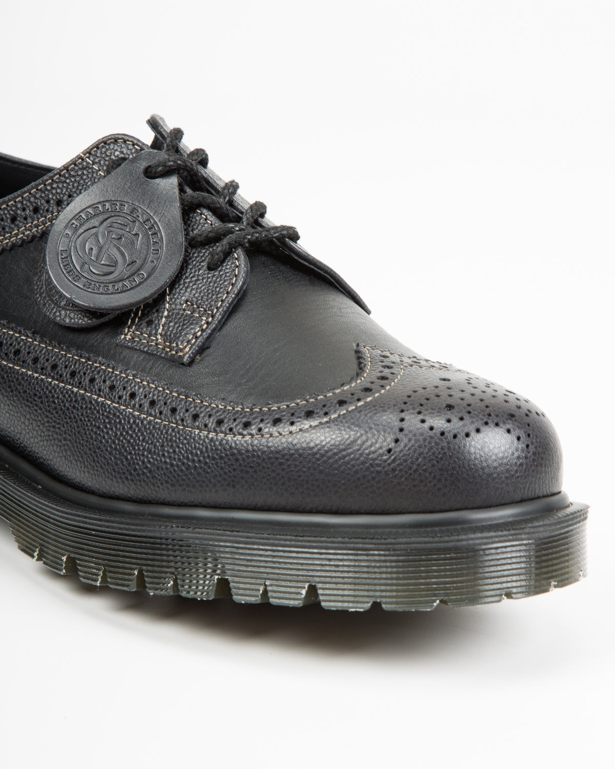 Dr. Martens 3989 Brogue Shoes - Black Westminster - Standard & Strange