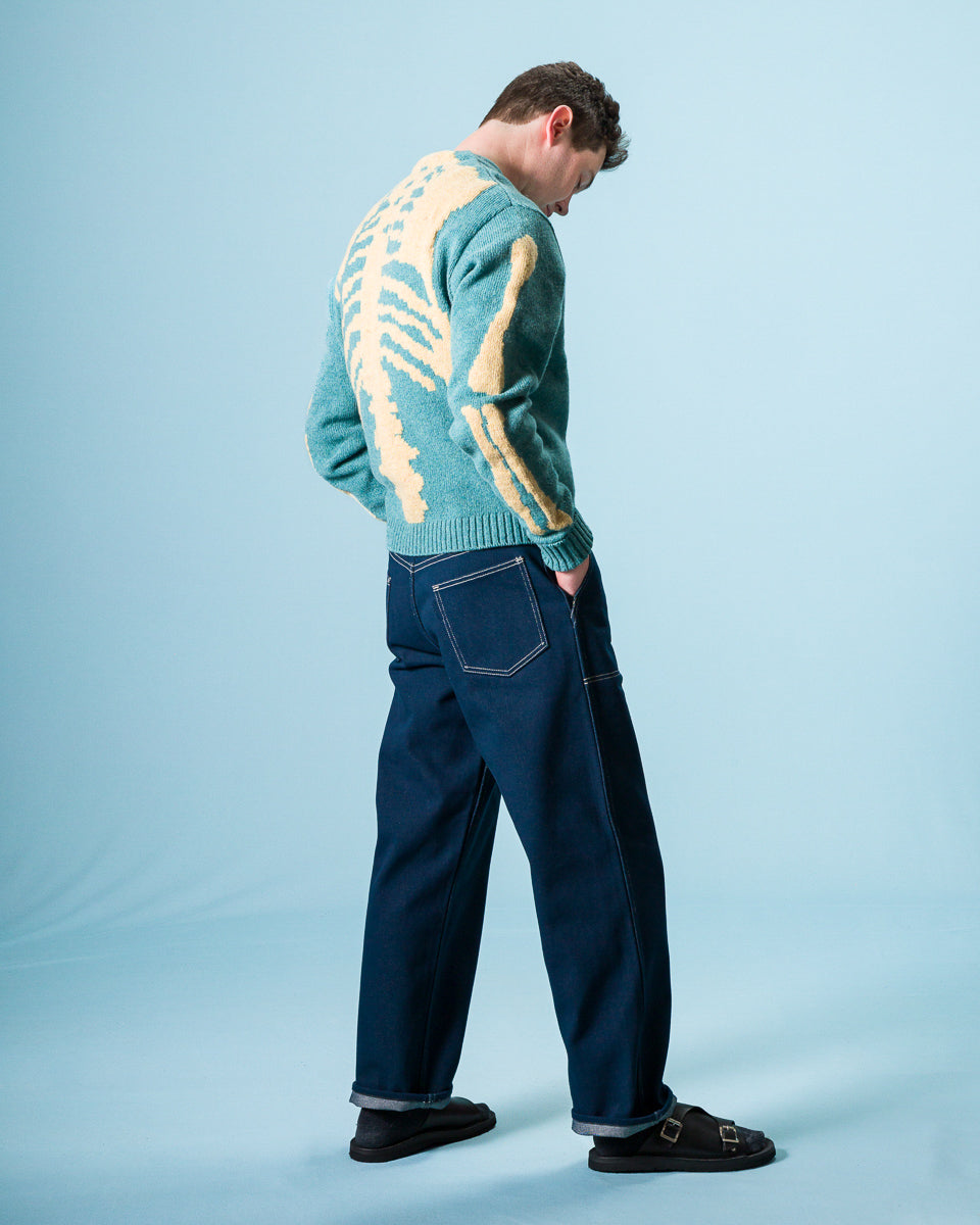 Fauves Ranch Pant II - Navy Denim - Standard & Strange
