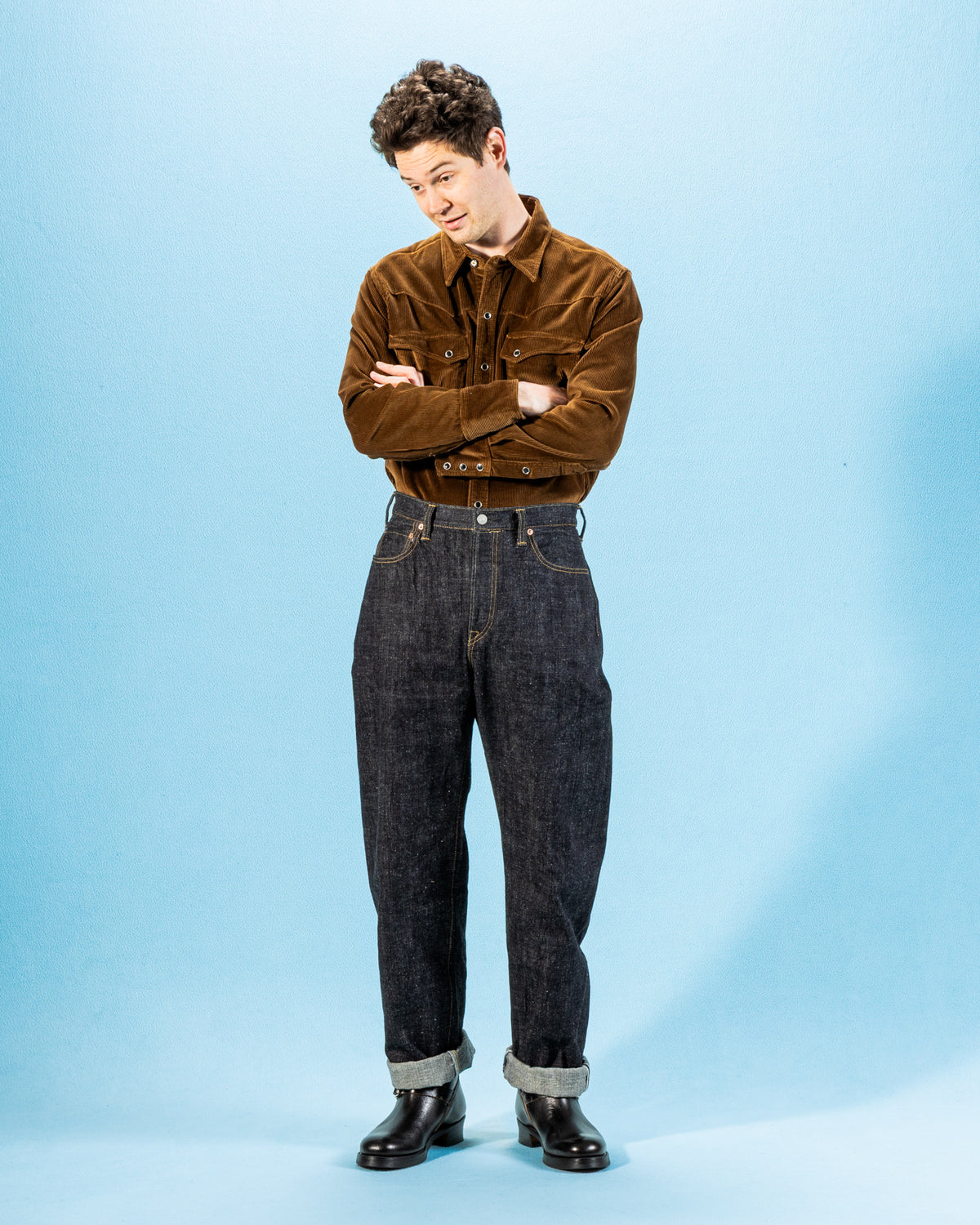 Freenote Calico Western Shirt - Gold Corduroy - Standard & Strange