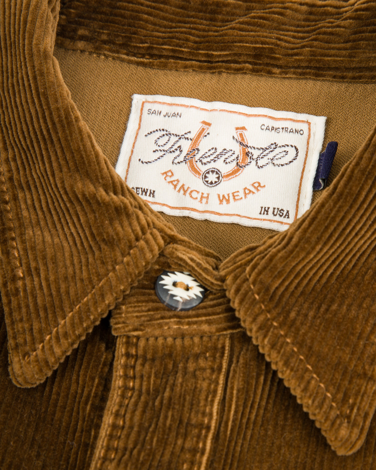 Freenote Calico Western Shirt - Gold Corduroy - Standard & Strange