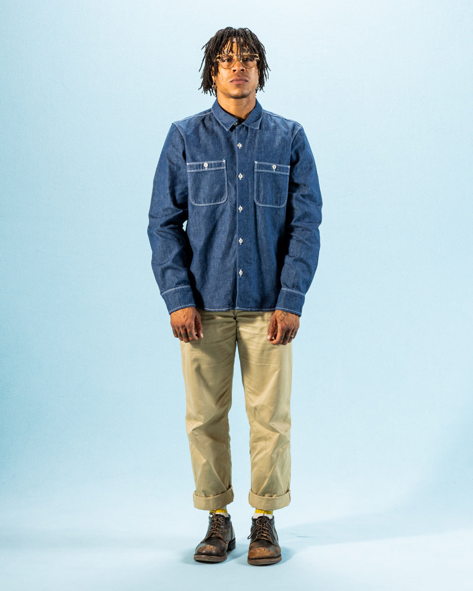 Freenote Dayton L/S Shirt - 9oz Denim - Standard & Strange