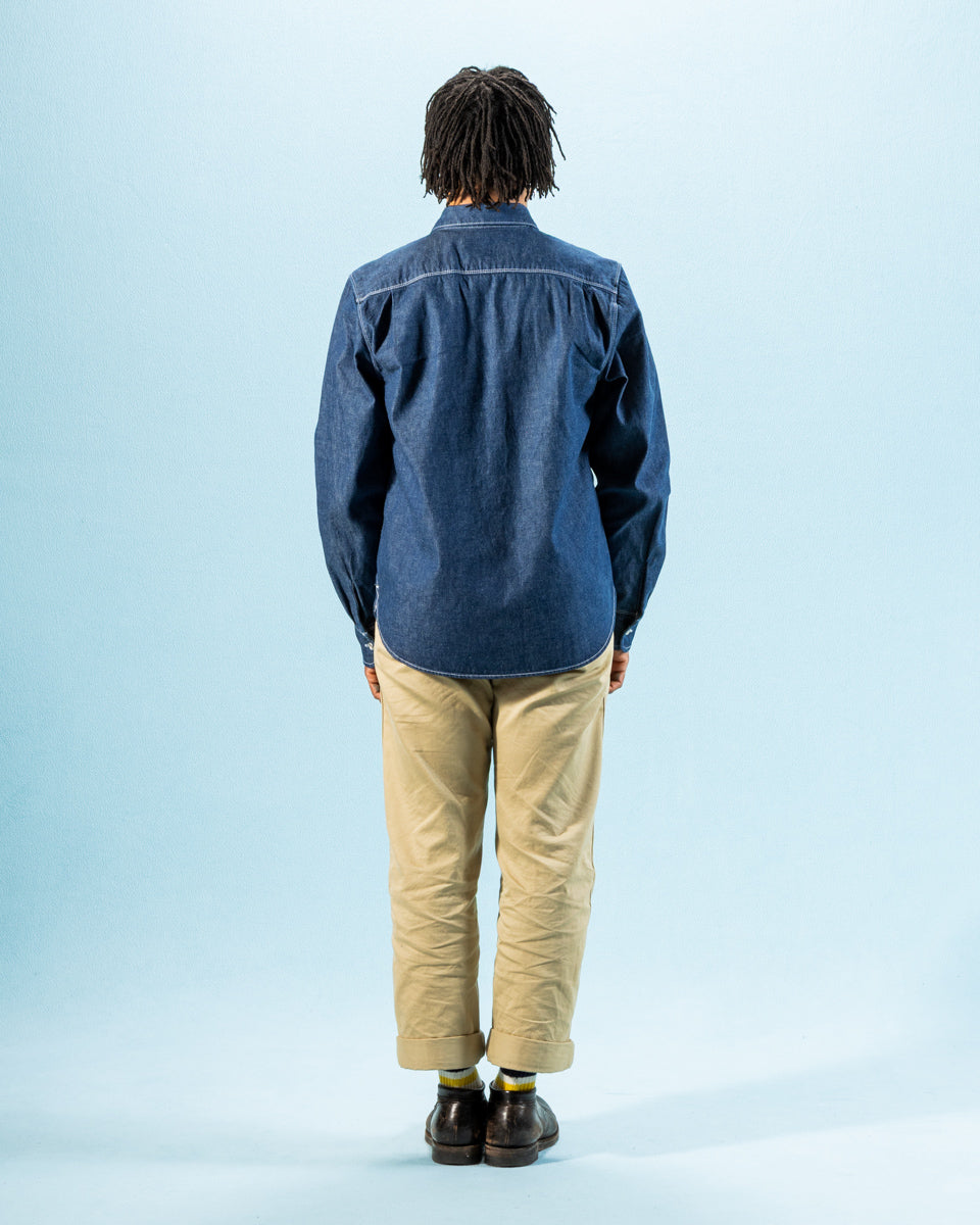 Freenote Dayton L/S Shirt - 9oz Denim - Standard & Strange