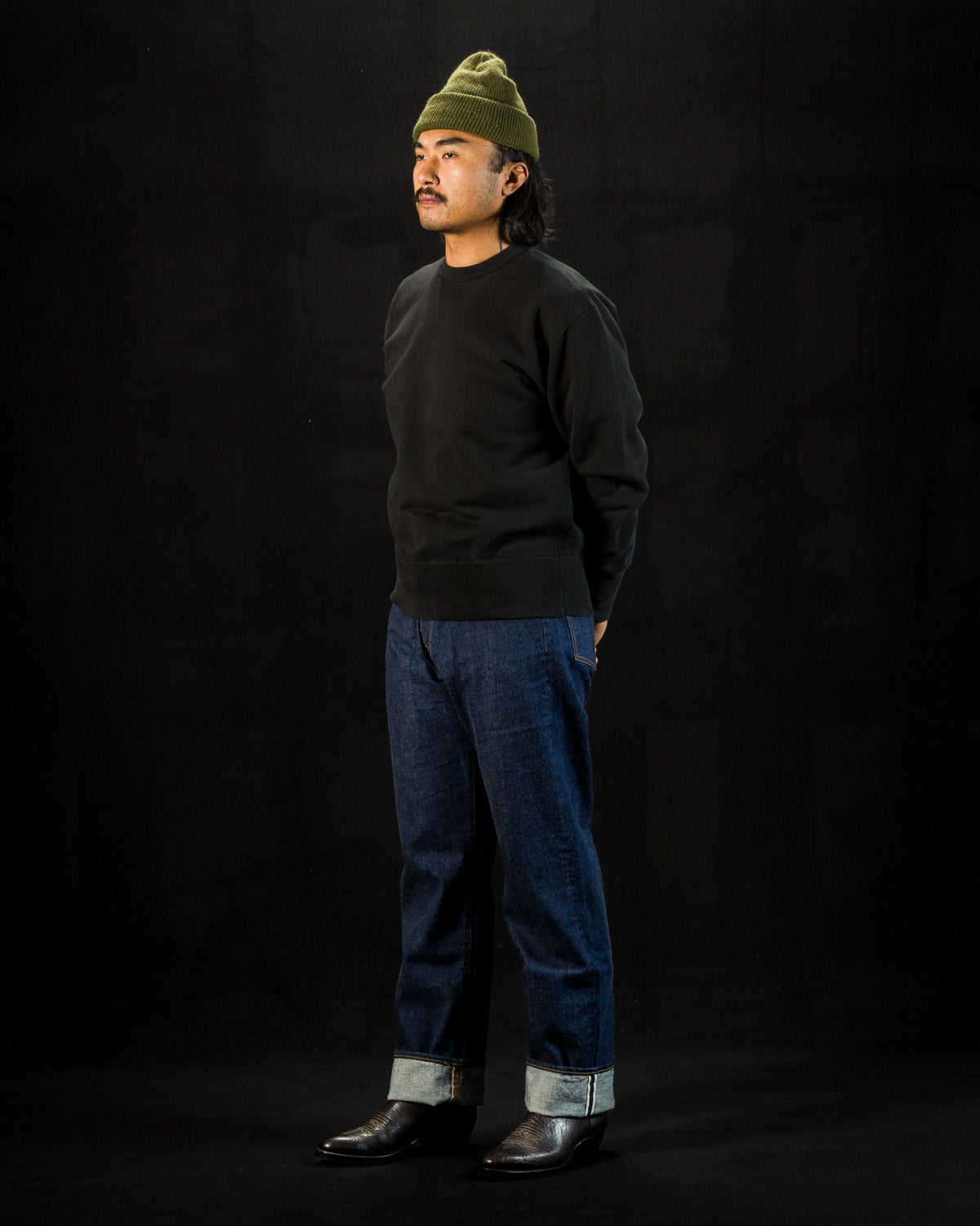 Freenote Deck Sweatshirt - Black - Standard & Strange
