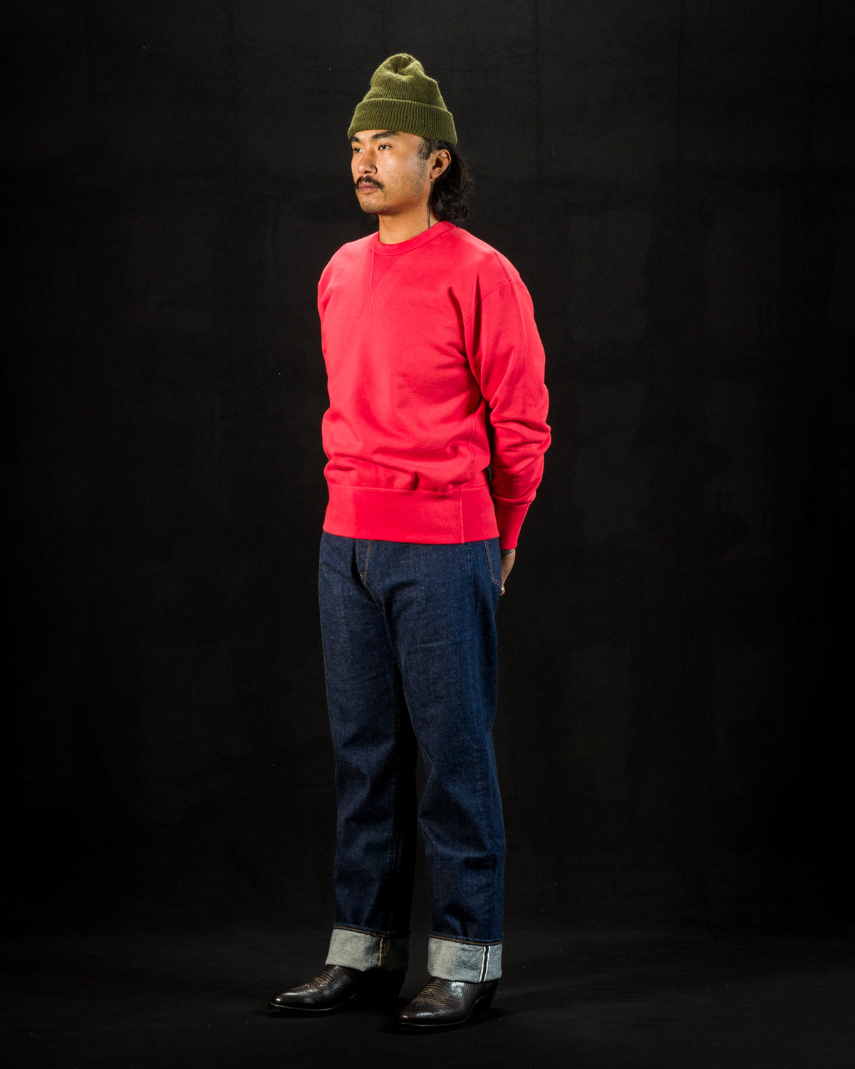 Freenote Deck Sweatshirt - Vintage Red - Standard & Strange