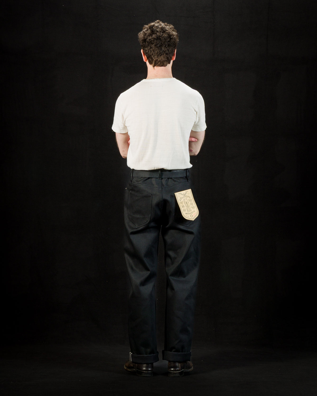 Freenote Modesto Straight Fit - 15.75oz Black/Black - Standard & Strange