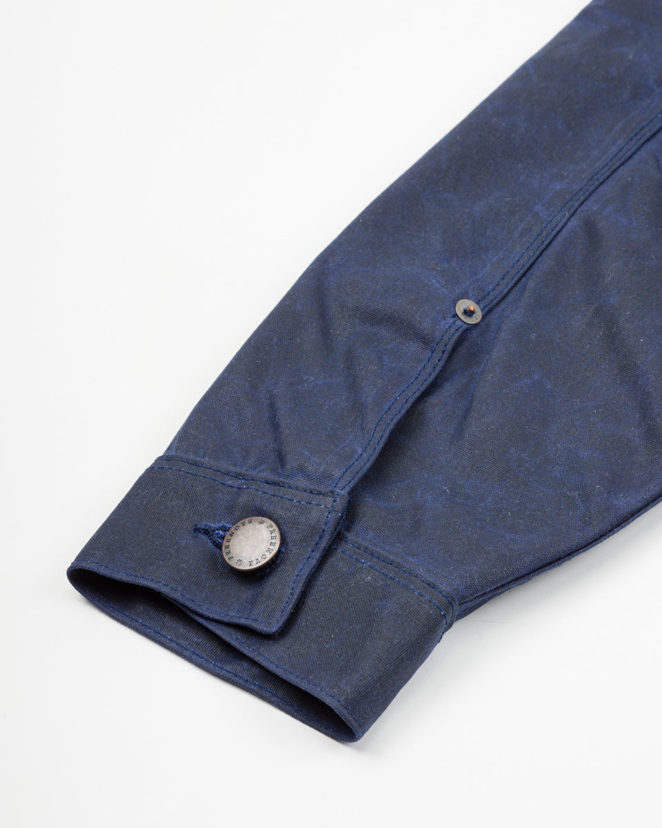 Freenote RJ-1 Jacket - Navy Waxed Canvas w/ Navy Lining - Standard & Strange