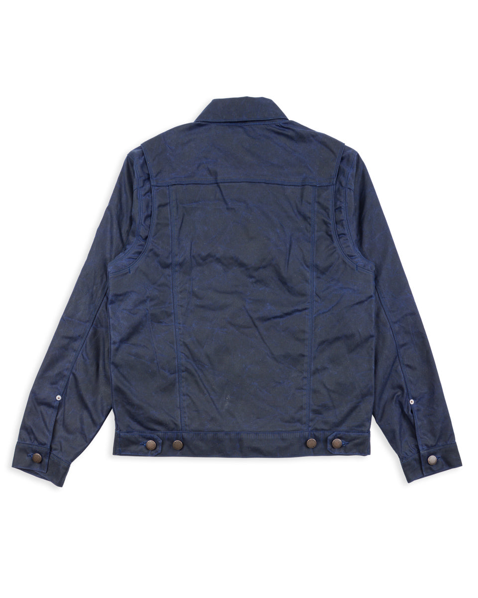 Freenote RJ-1 Jacket - Navy Waxed Canvas w/ Navy Lining - Standard & Strange