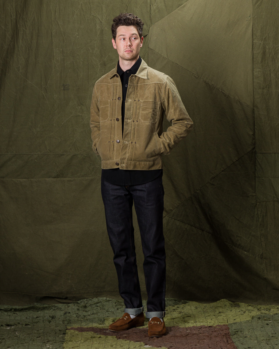 Freenote RJ-1 Jacket - Tobacco Waxed Canvas - Standard & Strange