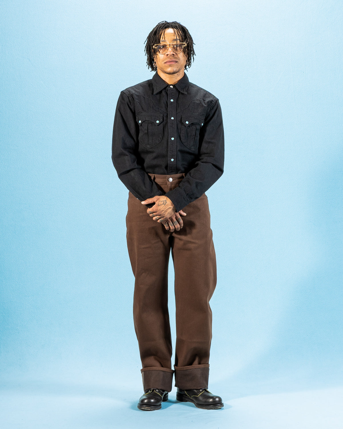 Freenote Sinclair Shirt - Black - Standard & Strange