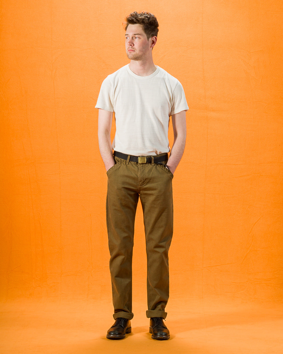 Freenote Workers Chino - 14oz Army - Standard & Strange