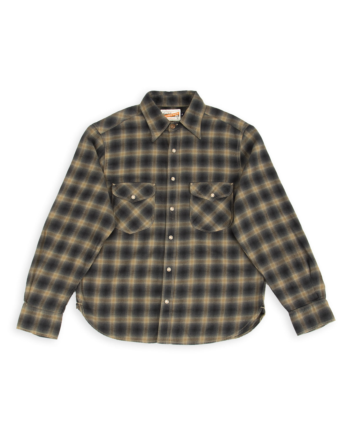 Freenote Bodie Shirt - Navy Shadow Plaid - Standard & Strange