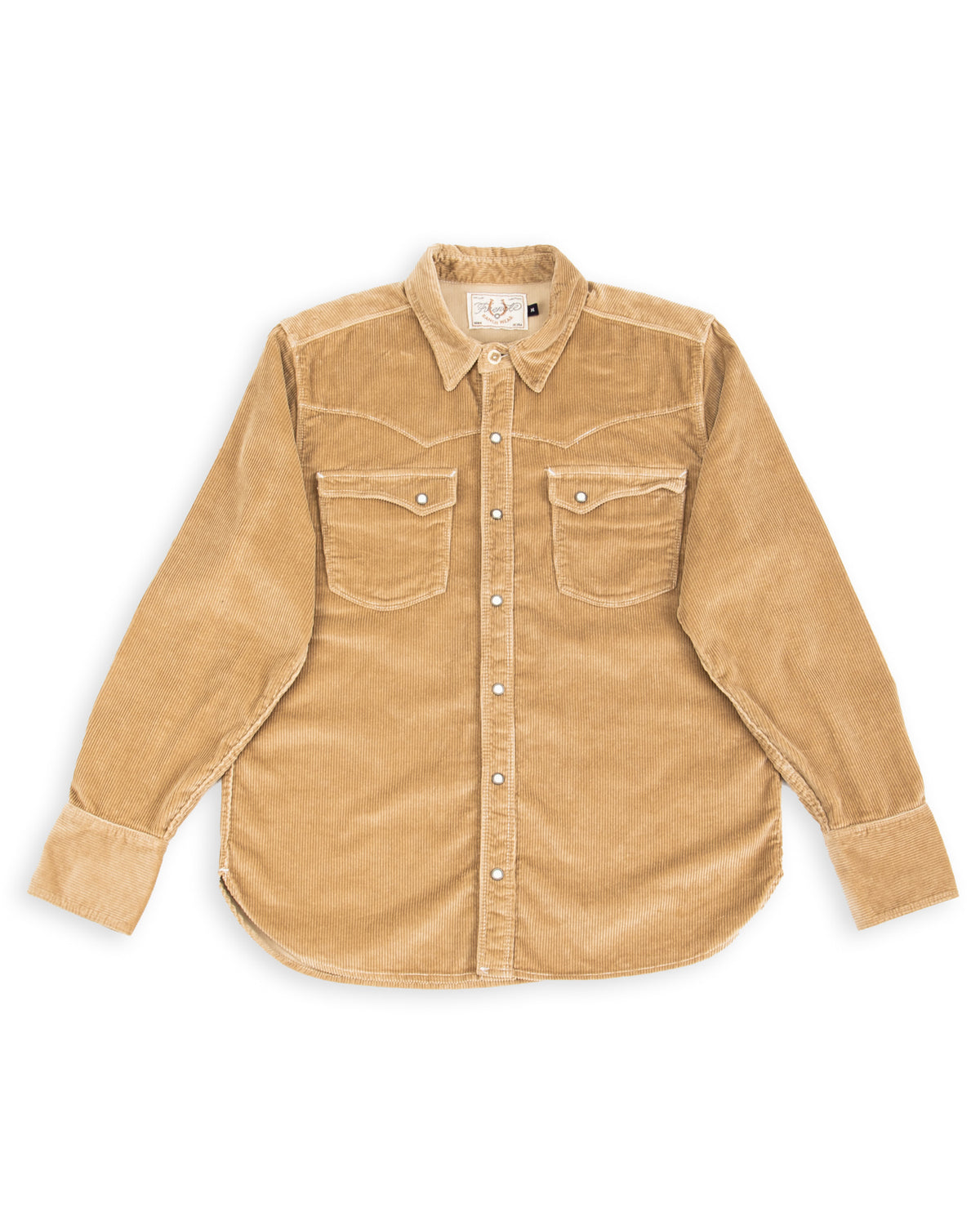 Freenote Calico Western Shirt - Tan Corduroy - Standard & Strange