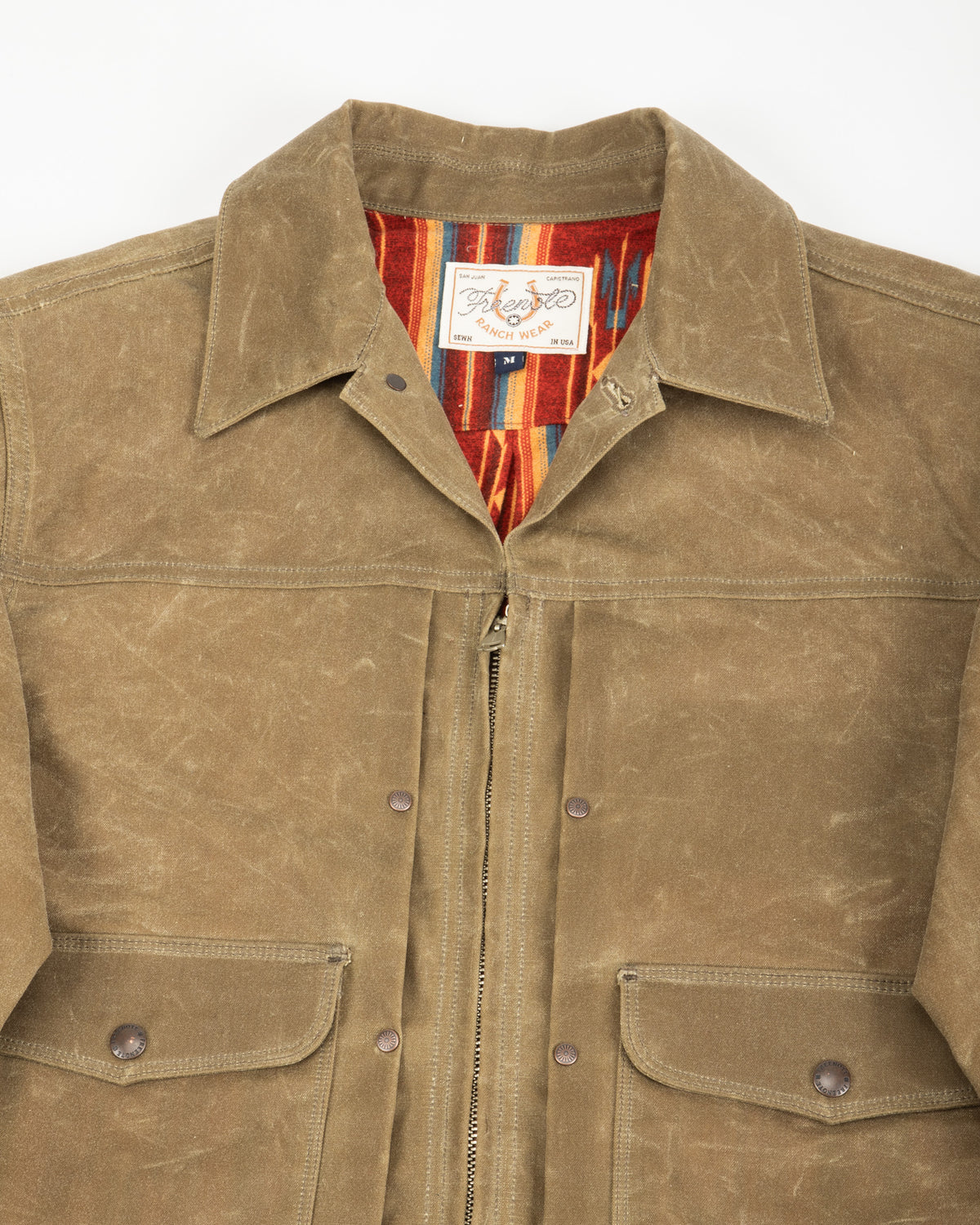 Freenote Faro Jacket - 11oz Waxed Canvas Tobacco - Standard & Strange