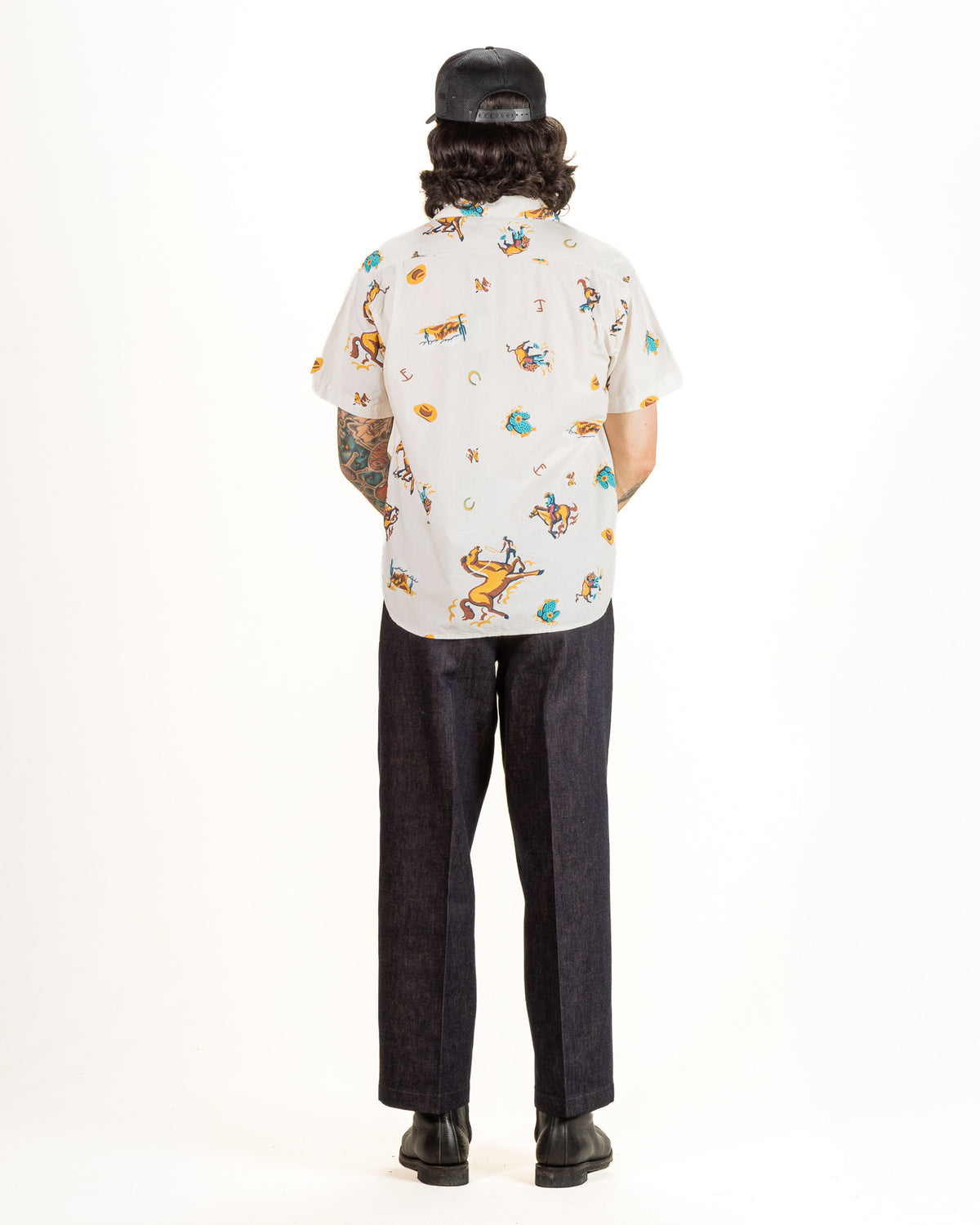 Freenote Hawaiian Shirt - Ecru Cowboy - Standard & Strange