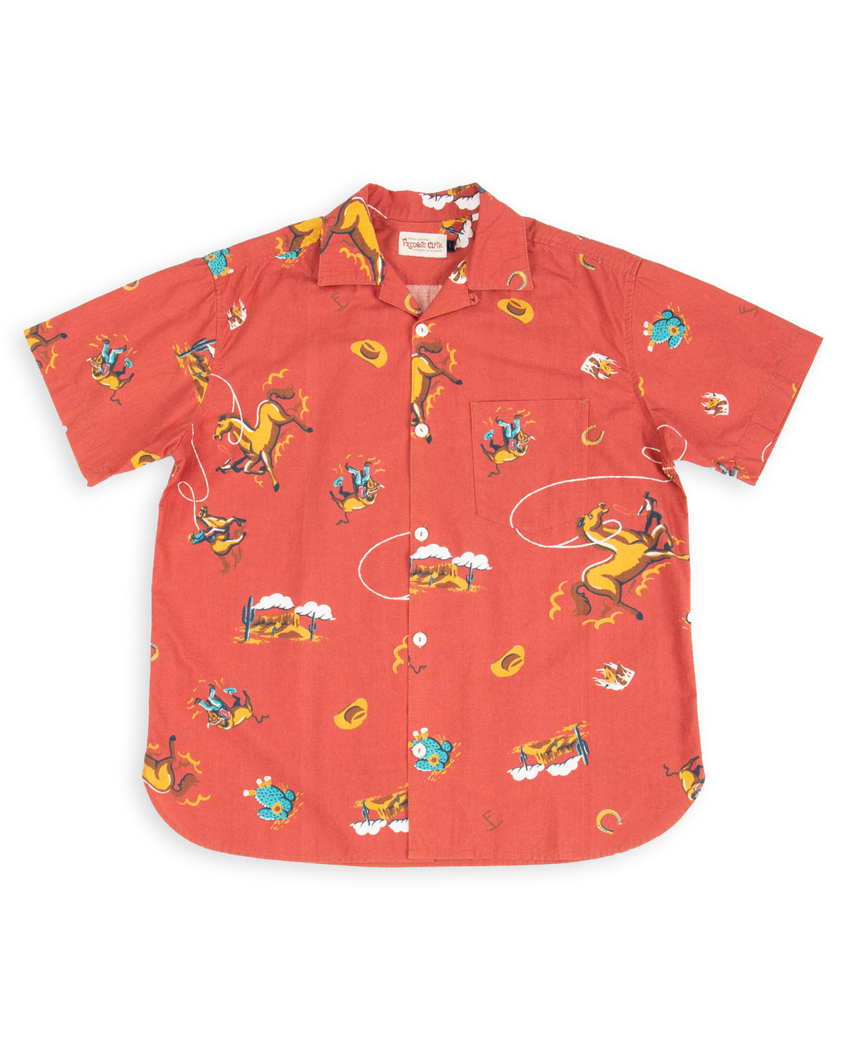 Freenote Hawaiian Shirt - Red Cowboy - Standard & Strange