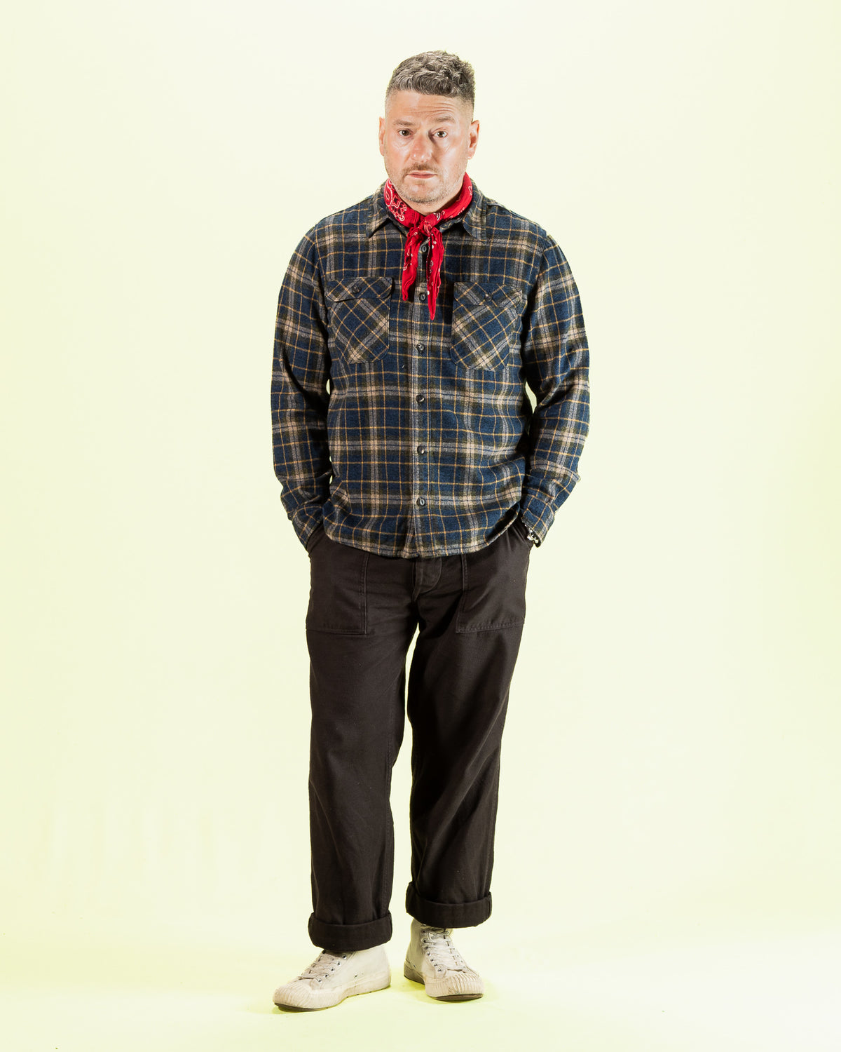 Freenote Jepson Shirt - River Blue Plaid - Standard & Strange