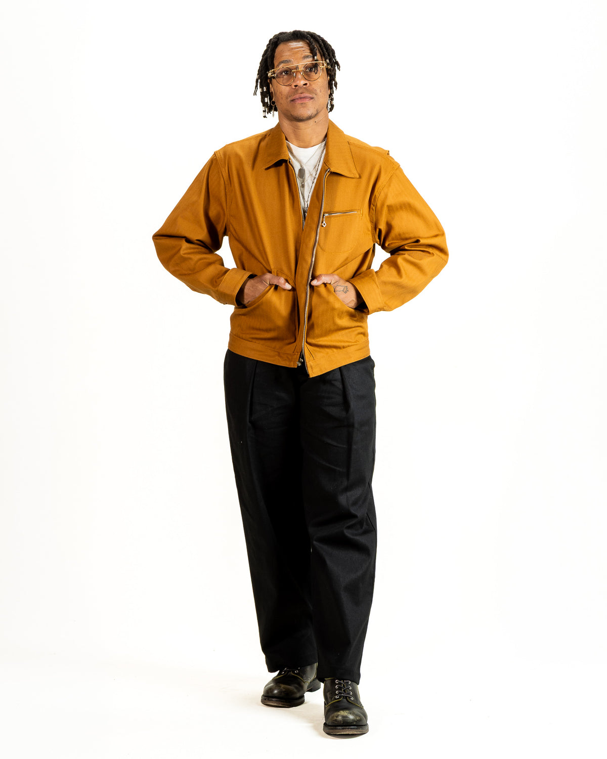 Freenote Kirthwood Jacket - Rust Herringbone - Standard & Strange
