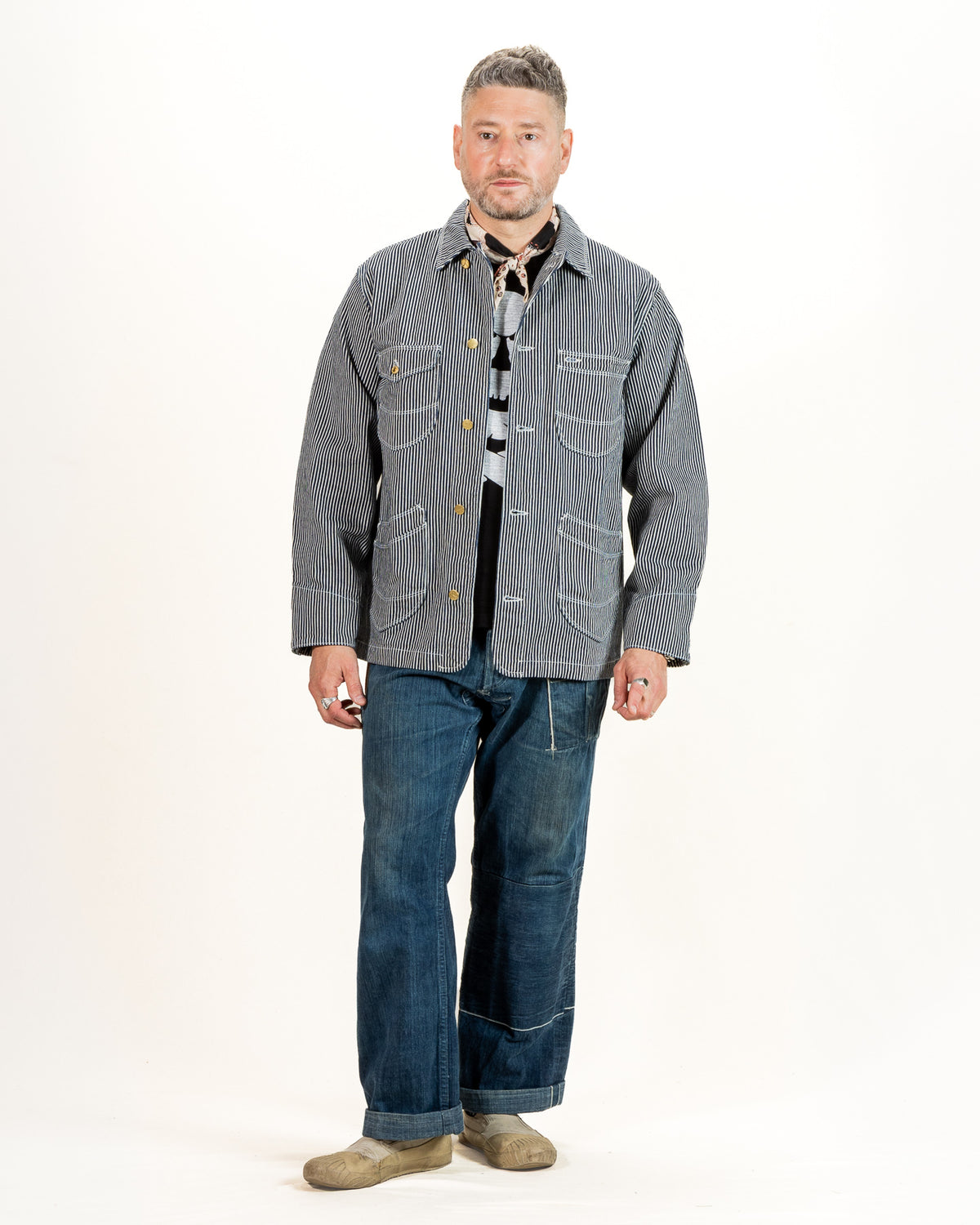 Freenote Modesto Jacket - Selvedge Hickory Stripe - Standard & Strange