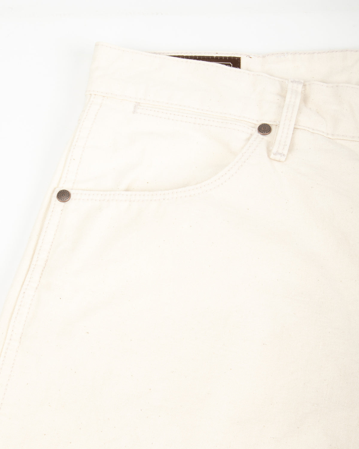 Freenote Wilkes Western Cut - 11oz Natural Rinsed Canvas - Standard & Strange