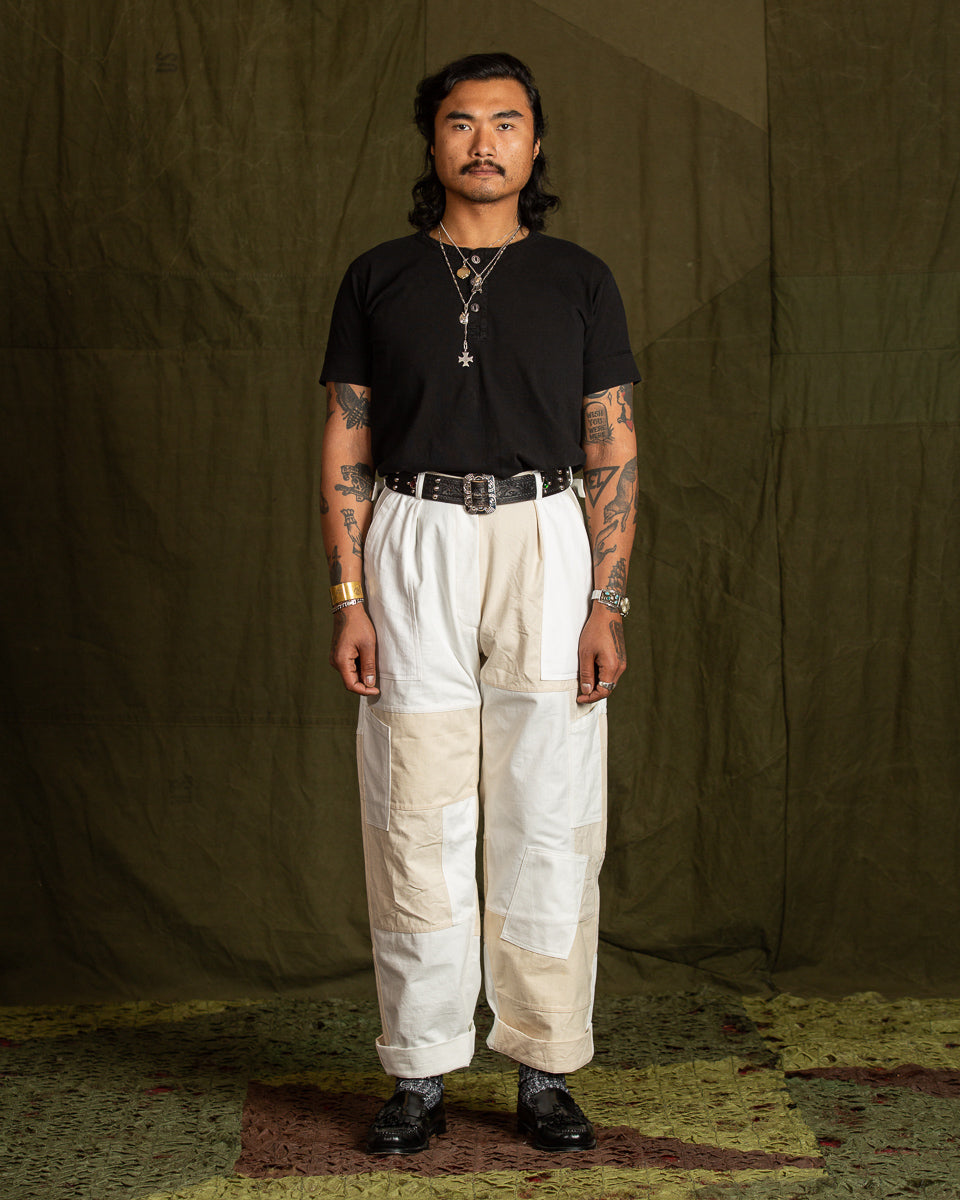 W'Menswear Unisex Freedom Flight Trouser - Off-White - Standard & Strange