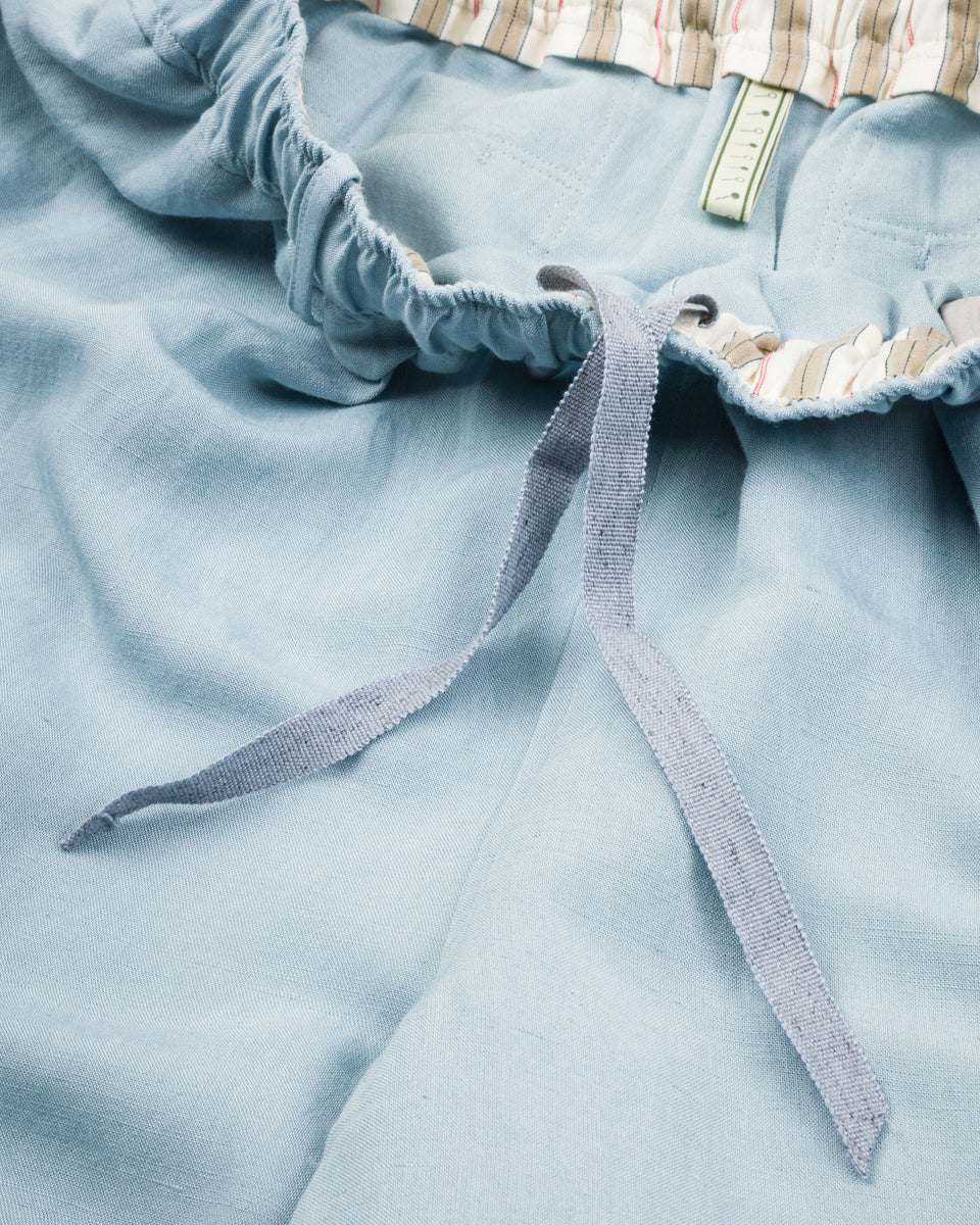 Gorsch Bamboo Linen Shorts - Baby Blue - Standard & Strange