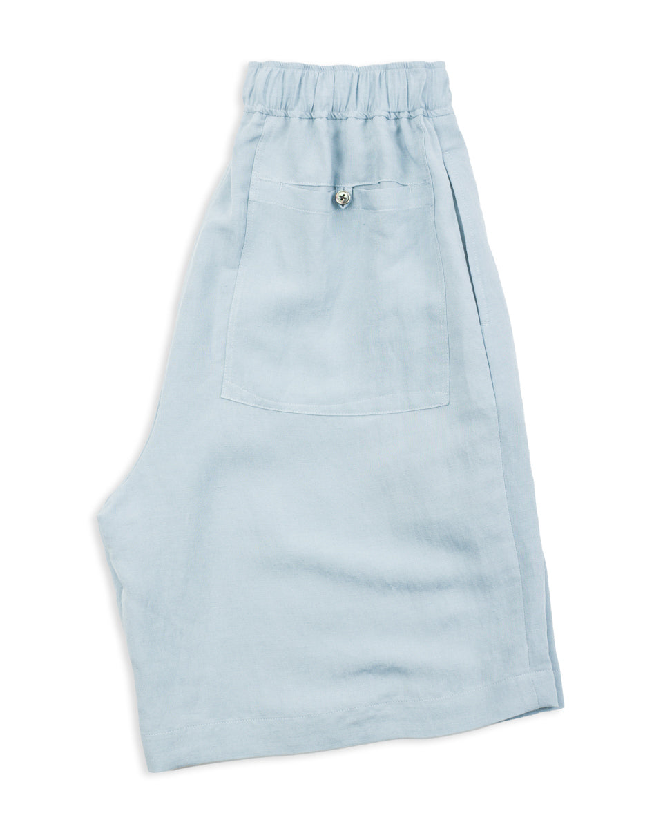 Gorsch Bamboo Linen Shorts - Baby Blue - Standard & Strange